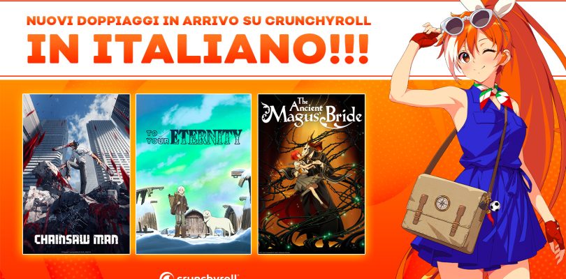 Doppiaggio italiano per CHAINSAW MAN e altri due anime su Crunchyroll