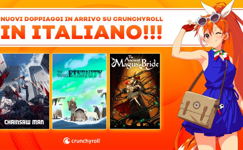 Doppiaggio italiano per CHAINSAW MAN e altri due anime su Crunchyroll
