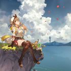 UN'ESTATE DI AVVENTURE VI ASPETTA IN ATELIER RYZA 3: ALCHEMIST OF THE END & THE SECRET KEY DI KOEI TECMO, DISPONIBILE ORA! Il terzo capitolo di Ryza regala un'ultima estate... e un ultimo segreto! Milano, 24 marzo 2023 – Oggi KOEI TECMO Europe e gli sviluppatori di GUST Studios invitano i giocatori a un'epica avventura di amicizia, cuore e segreti: l'attesissimo JRPG magico Atelier Ryza 3: Alchemist of the End & the Secret Key è ora disponibile su Nintendo Switch™, PlayStation®5 Computer Entertainment System, PlayStation®4 Computer Entertainment System e Windows PC tramite Steam®. I giocatori potranno iniziare la loro ultima fuga estiva con il trailer di lancio di Atelier Ryza 3: Alchemist of the End & the Secret Key su YouTube In Atelier Ryza 3: Alchemist of the End & the Secret Key, lo scrittore Yashichiro Takahashi, autore della sceneggiatura del gioco originale Atelier Ryza, ritorna sul franchise per offrire un terzo indimenticabile capitolo della serie Secret, che segue le vicende dell'alchimista più amata dai fan, Reisalin Stout, e i suoi compagni un anno dopo gli eventi di Atelier Ryza 2: Lost Legends & the Secret Fairy, uscito nel 2021. L'ultima fuga estiva vede Ryza e i suoi amici godersi la loro vita tranquilla sull'isola di Kurken, quando sentono la notizia che un misterioso gruppo di isole è apparso nelle acque vicine. Queste isole, conosciute come Isole di Kark, stanno però avendo un effetto negativo sulla loro terra natia, così Ryza e il suo gruppo si mettono subito a indagare. Ma quando la loro indagine li conduce a un enorme cancello nelle profondità di strane rovine, Ryza sente una voce inquietante nella sua testa che vuole condurla al "Codice dell'Universo". Chi le sta parlando e cosa c'è oltre il cancello? Mentre scoprono i misteri delle Isole di Kark, Ryza e i suoi amici visiteranno quattro regioni, tutte esplorabili con transizioni fluide, in un nuovo mondo "open field”, alla scoperta di punti di interesse, aree nascoste, animali selvatici e missioni casuali. La storia progredirà attraverso incontri e scoperte, arrivando persino sott'acqua: Ryza potrà infatti scalare scogliere, fare zip line sulla costa ed evocare una bestia acquatica per scalare le cascate! Man mano che i giocatori esploreranno le vaste regioni, le loro varie scoperte inizieranno a collegarsi alla storia principale. Alcuni animali selvatici possono condurre Ryza a forzieri o fornire materiali, i punti di interesse permettono di viaggiare velocemente e le aree nascoste portano a sorprese sconosciute! Nel corso del viaggio, Atelier Ryza 3: Alchemist of the End & the Secret Key riunisce i giocatori con i personaggi dei giochi precedenti, oltre a presentare nuovi amici fondamentali per la storia. In quest'ultimo gioco saranno presenti in totale undici membri del party, uno dei roster più numerosi nella storia della serie! Mentre Ryza e i suoi amici proseguono la loro ricerca, troveranno anche delle chiavi misteriose che li aiuteranno nella loro avventura. Si possono trovare e creare vari tipi di chiavi, utili per l'esplorazione, la sintesi e la battaglia. Ogni chiave ha un effetto diverso, perciò i giocatori avranno la libertà di sperimentare: le chiavi per svelare i segreti dell'isola sono ora nelle loro mani. Per celebrare l'uscita del gioco, KOEI TECMO Europe ha rivelato che il DLC Pack 1 è ora disponibile per l'acquisto. Questa collezione unica contiene il set di costumi "Endless Summer Splash", che comprende 11 costumi da bagno (1 per ogni personaggio). Ulteriori pacchetti DLC, tra cui i pacchetti di espansione delle ricette e la nuova regione esplorabile "Isola Rosca", saranno disponibili per l'acquisto nei prossimi mesi, sia singolarmente che attraverso il Season Pass. Insieme all’edizione standard, Atelier Ryza 3: Alchemist of the End & the Secret Key è ora disponibile nella Digital Deluxe Edition, che include il set costume “Another Look”*, il set costume “Back to Summer”** e “Gem Packs” e “Key Packs”, che saranno utili per l’avventura. Oltre ai contenuti presenti nella Digital Deluxe Edition, la Atelier Ryza 3: Alchemist of the End & the Secret Key Ultimate Edition contiene il set costume “Gust Collaboration”*** e l’“Atelier Ryza 3 Season Pass”, che permette ai giocatori di scaricare tutti i contenuti digitali aggiuntivi disponibili successivamente per l’acquisto. Atelier Ryza 3: Alchemist of the End & the Secret Key contiene anche un bonus per l'acquisto anticipato. Chiunque acquisti una copia fisica o digitale del gioco entro due settimane dal lancio potrà scaricare uno speciale set di sette costumi "Summer Look". Questi costumi saranno disponibili successivamente per l’acquisto. Le due incantevoli edizioni speciali di Atelier Ryza 3: Alchemist of the End & the Secret Key, una Premium Box e una Special Collection Box, sono ora disponibili in esclusiva sul KOEI TECMO Europe Online Store. La Premium Box del gioco include un Art Book, un poster in formato B2 di stoffa con un’illustrazione originale, un set di due clear file illustrate, un mini ciondolo in acrilico, e un DLC per l’accesso anticipato contenente un costume per Ryza e una copia del gioco, il tutto all’interno di una bellissima scatola da collezione. La Special Collection Box, un must-have per tutti gli appassionati, comprende tutti i contenuti della Premium Box, insieme a un portachiavi originale, un pergamena in formato A1 con un artwork originale, una selezione di ciondoli in acrilico con la copertina di ogni gioco della trilogia e un set di dodici carte illustrate. Questi prodotti sono ora disponibili per l’acquisto. Per saperne di più su queste edizioni speciali e rimanere aggiornati su offerte future, basta iscriversi alla mailing list del KOEI TECMO Europe Online Store. Per maggiori informazioni su Atelier Ryza 3: Alchemist of the End & the Secret Key, è possibile visitare il sito ufficiale, mettere “Mi piace” su www.facebook.com/koeitecmogames, e seguire i profili ufficiali Instagram e Twitter @koeitecmoeurope. * Il set costume “Another Look” include due costumi in colori differenti per ognuno degli 11 membri del party, per un totale di 22 costumi. ** Il set costume “Back to Summer” include due outfit estivi basati sui costumi esclusivi di Ryza dai titoli precedenti. *** Il set costume “Gust Collaboration” include due costumi esclusivi per Ryza basati sui costumi di Plachta e Ramizel da Atelier Sophie 2: The Alchemist of the Mysterious Dream.