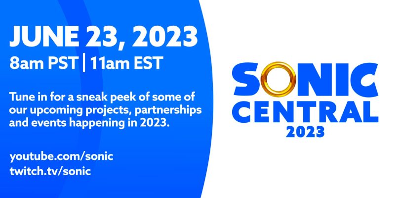 Sonic Central 2023: una diretta annunciata per il 23 giugno