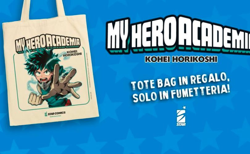 MY HERO ACADEMIA: Star Comics regala la tote bag esclusiva