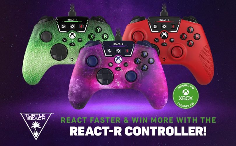 Turtle Beach svela nuove varianti di colore per il REACT-R Controller