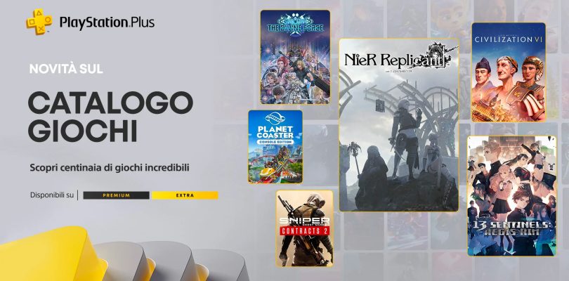 PlayStation Plus: NieR Replicant, 13 Sentinels e Star Ocean nel catalogo da settembre