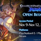GRANBLUE FANTASY Versus Rising: annunciate le date per l’Open Beta cross-platform