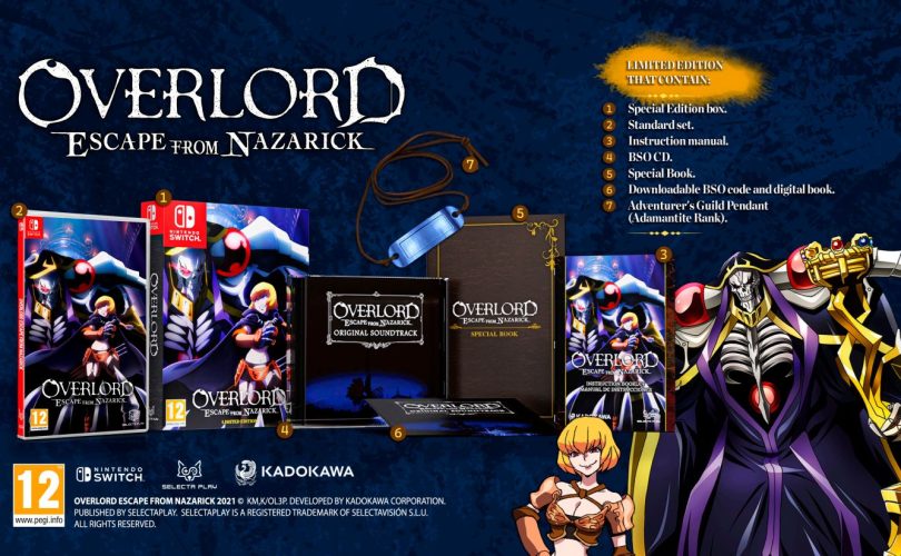 Overlord: Escape from Nazarick – Svelata la Limited Edition fisica