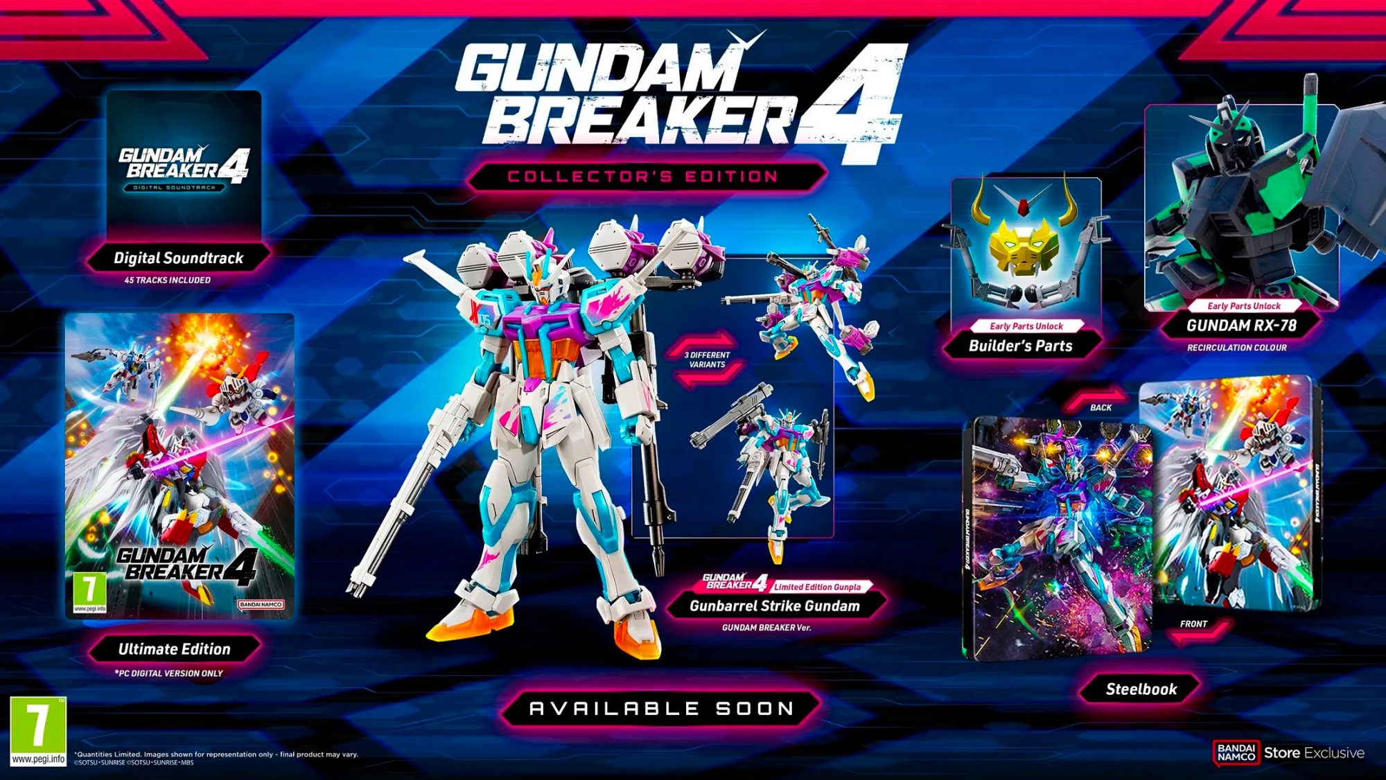 GUNDAM BREAKER 4: Collector's Edition available for pre-order on the BANDAI NAMCO store