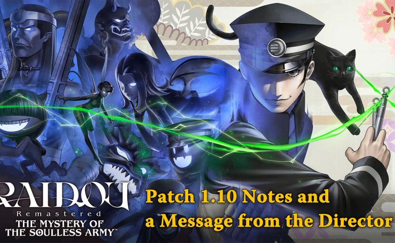 RAIDOU Remastered: The Mystery of the Soulless Army si aggiorna alla versione 1.10