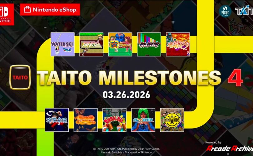 TAITO Milestones 4 annunciato per Nintendo Switch