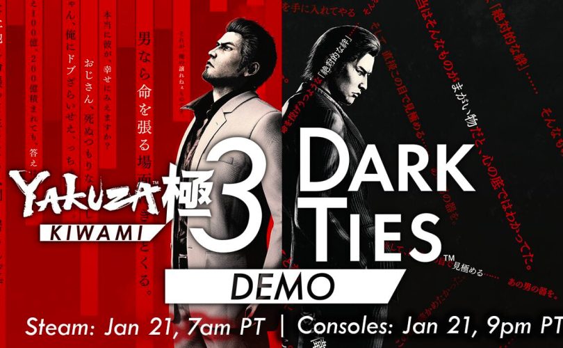 Yakuza Kiwami 3 & Dark Ties: annunciata la data di uscita della demo