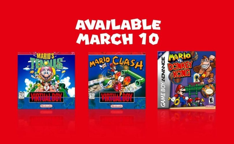 Nintendo Switch Online: in arrivo nuovi giochi per Game Boy Advance e Virtual Boy