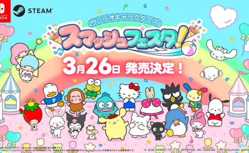 Sanrio Characters Smash Festa, data di uscita per il Giappone