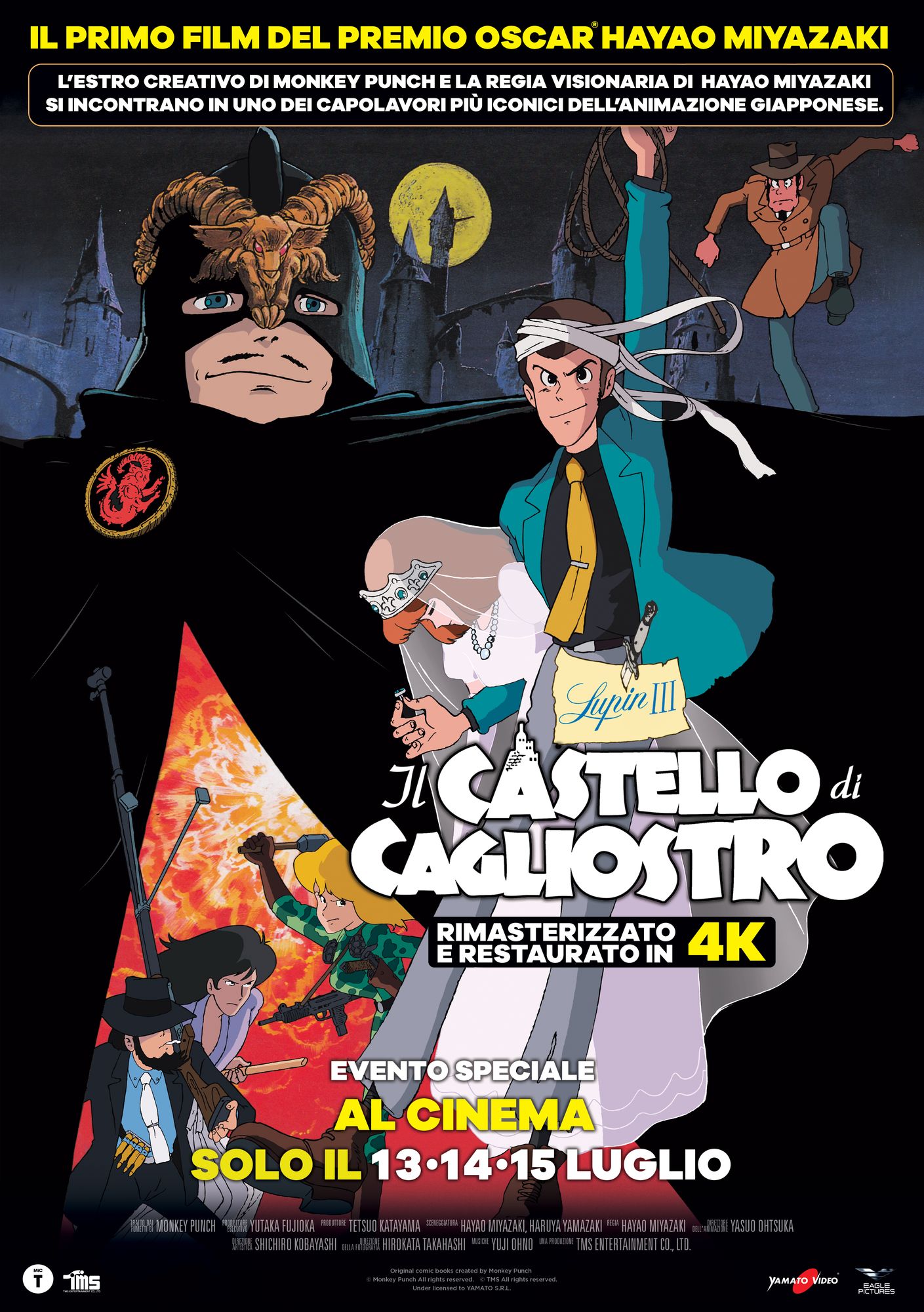 Lupin III – Il castello di Cagliostro torna al cinema per tre giorni