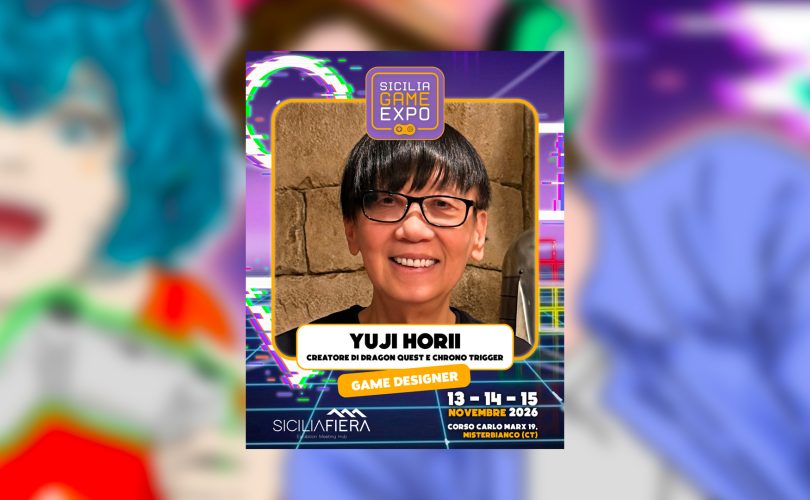 Yuji Horii, il creatore di DRAGON QUEST, ospite del Sicilia Game Expo 2026